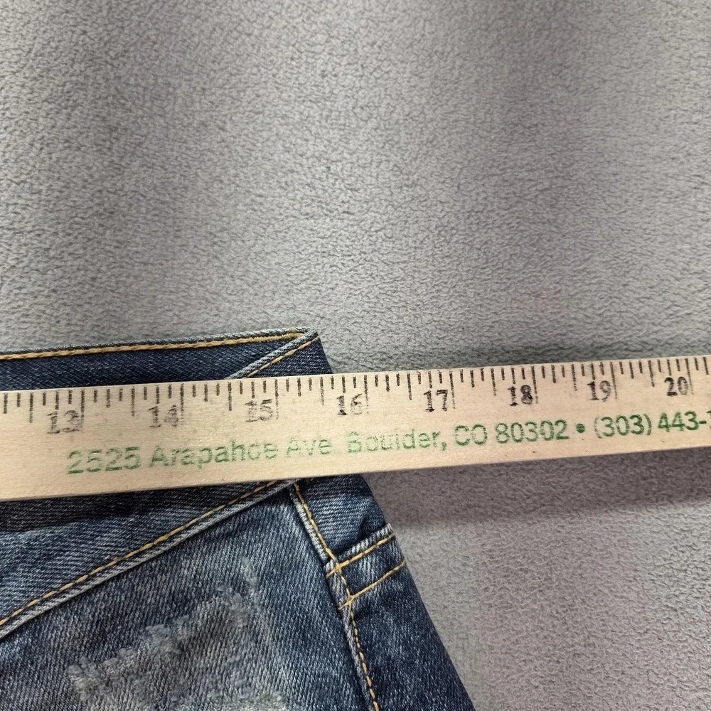 Levis‎ Jeans Mens Selvedge Straight Whiskers Honeycomb Paint Splatter Fits 30x32